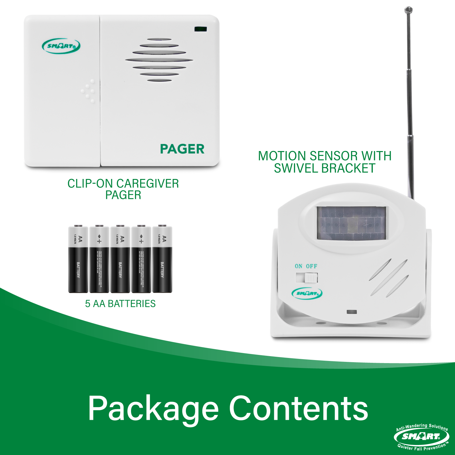 Motion Sensor & Caregiver Pager System for Movement Detection – Smart ...