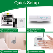 Motion Detector with Standalone Pager