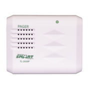 Caregiver pager for elderly alerts to prevent falls and wandering. Wireless alert.