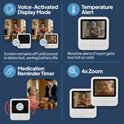 Video Baby Monitor for Elderly Care with Call Button